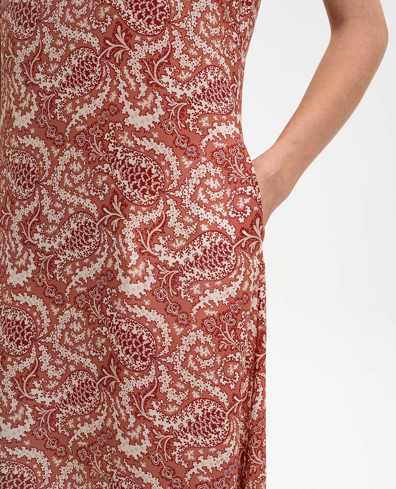 

Red silk midi dress CRESPO Max Mara Weekend