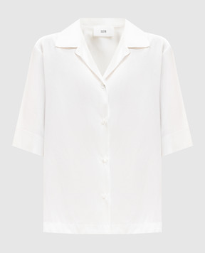 Solotre White silk blouse M1AB0093