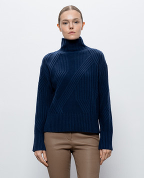 JOSEPH Isabel blue wool sweater JF010107