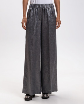 Peserico Silver lurex pants A0405207007