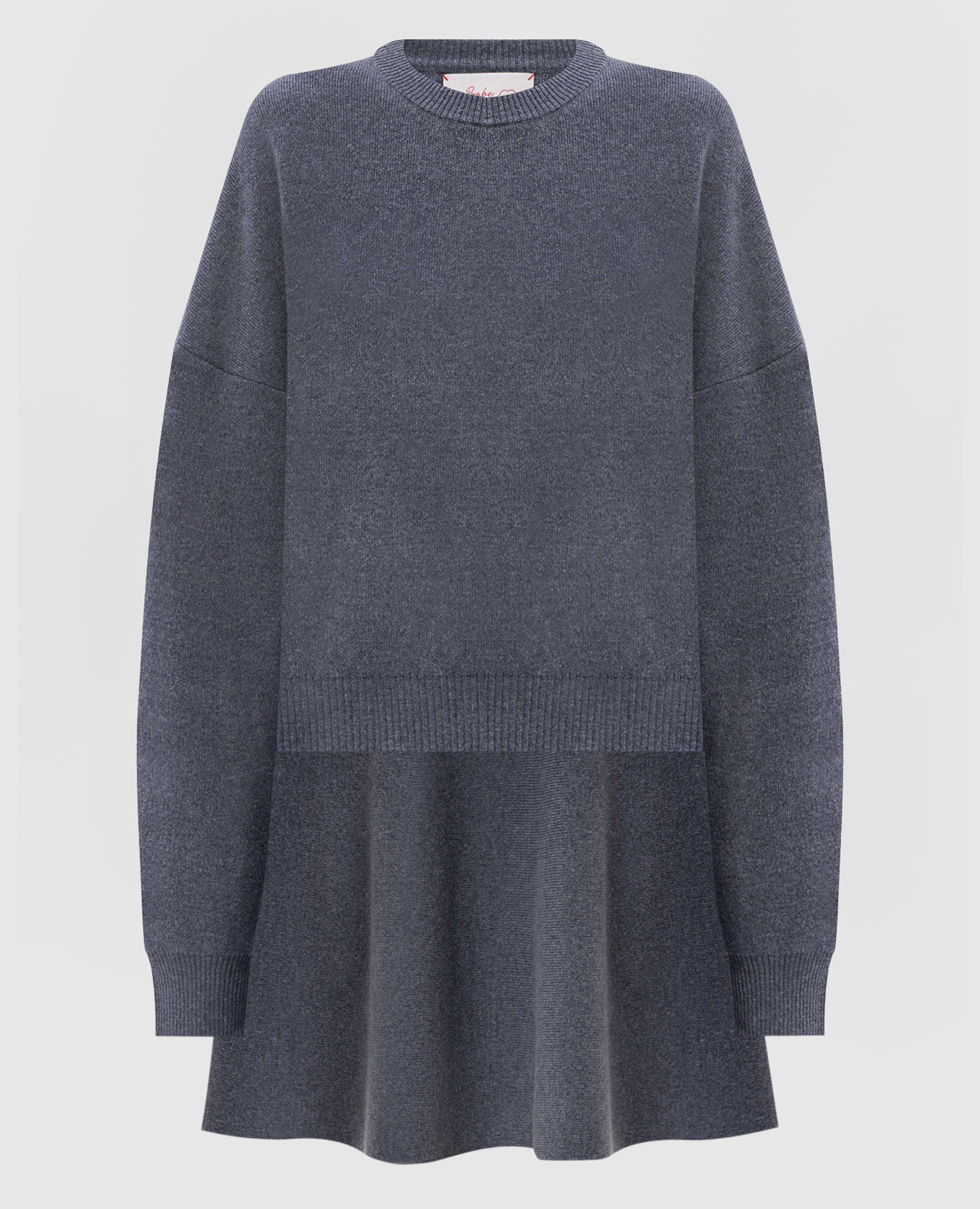 

Gray wool and cashmere suit Babe Pay Pls, Grey