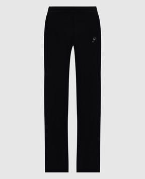 Sporty & Rich Black cashmere and wool pants PA02782327BA01