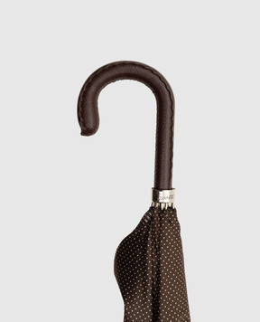 Pasotti Brown Gentleman umbrella-cane OMITUO478PUNTO11