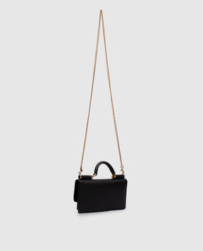 Dolce&Gabbana Black Dauphine leather mini bag BI3280A1001