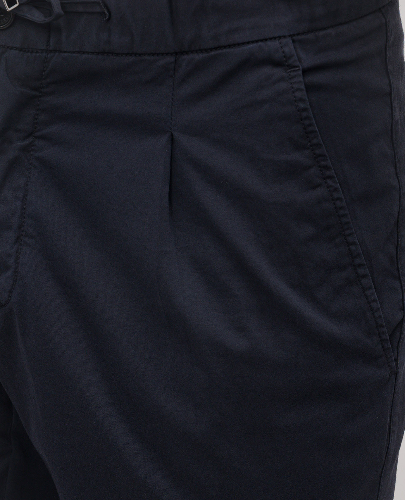 

Blue cotton shorts with lapels Enrico Mandelli