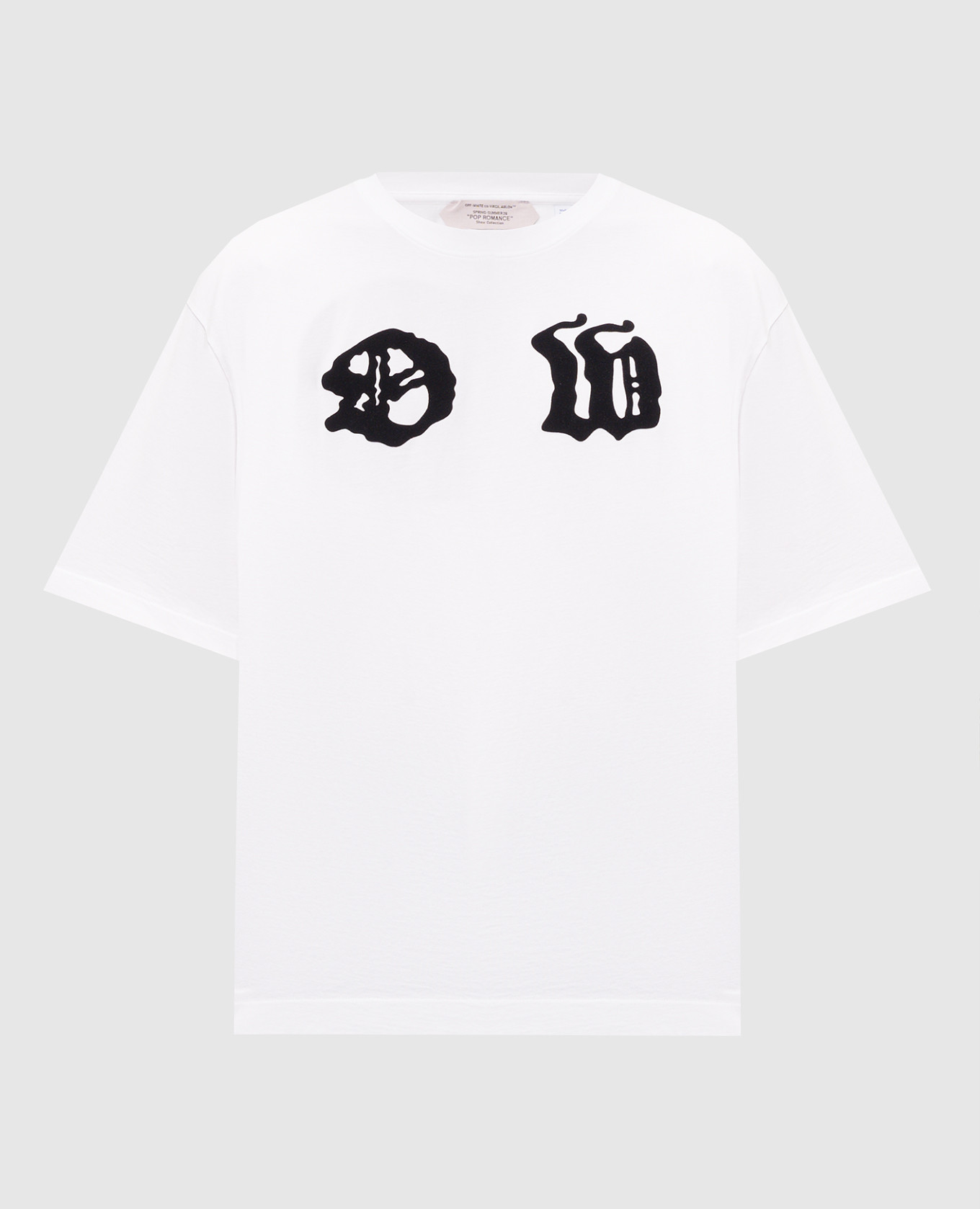 White T-shirt with Palace Arrow print