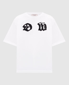 Off-White White T-shirt with Palace Arrow print 44MAA120Z26J001
