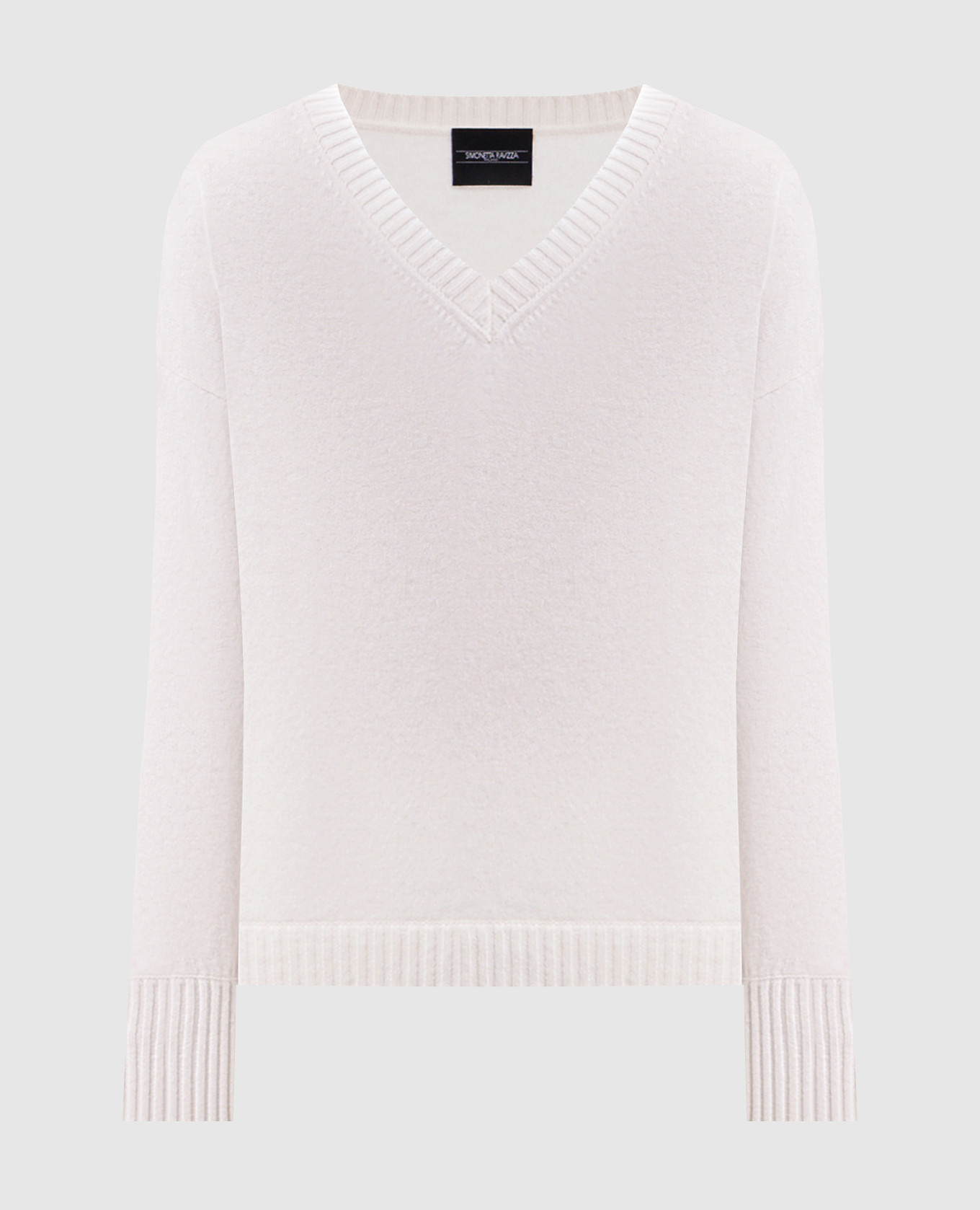 Dyson ivory cashmere pullover