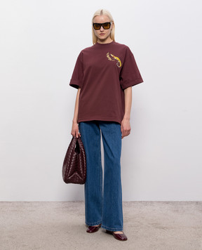 Alemais Samelia burgundy T-shirt 7042T