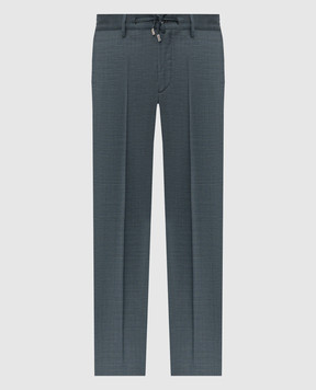 Stefano Ricci Green wool pants M1T610002AW0017U