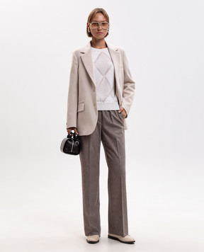 Peserico Ivory wool jumper A99227F07A9340