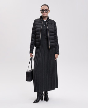 Be Florence Black quilted down jacket BE2621