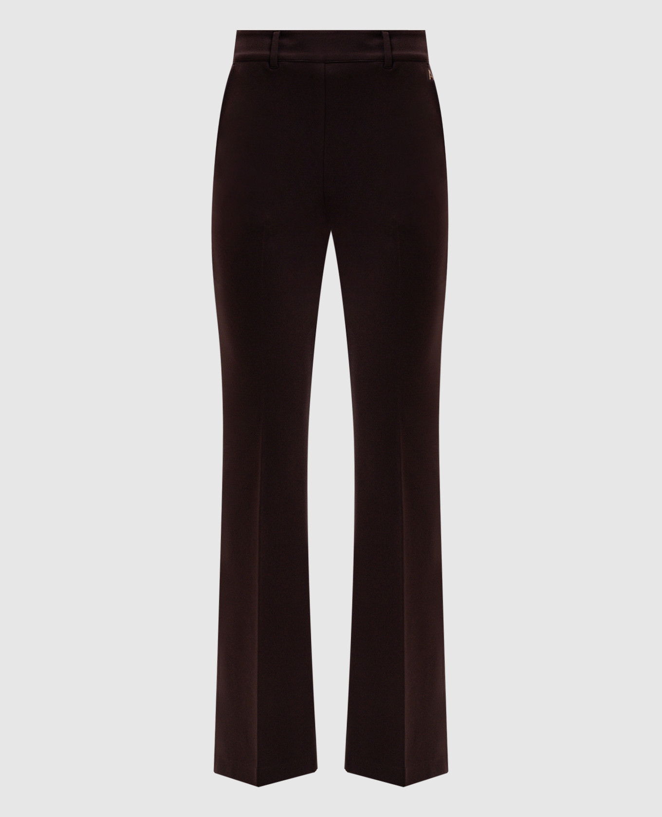 Brown flared pants