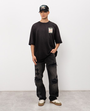 AMIRI Black CHATEAU T-shirt AMTOJR1105