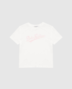 Dolce&Gabbana Children's white T-shirt L5JTNKG7PWL26