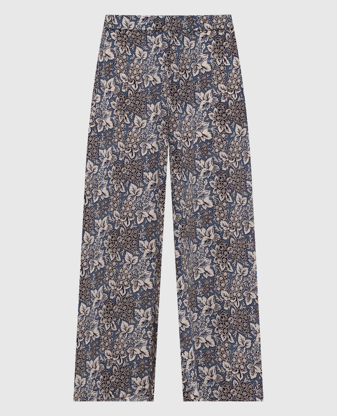 NIRVANA blue silk pants