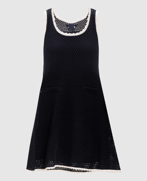 Juun.j Blue openwork dress JW655UW01R