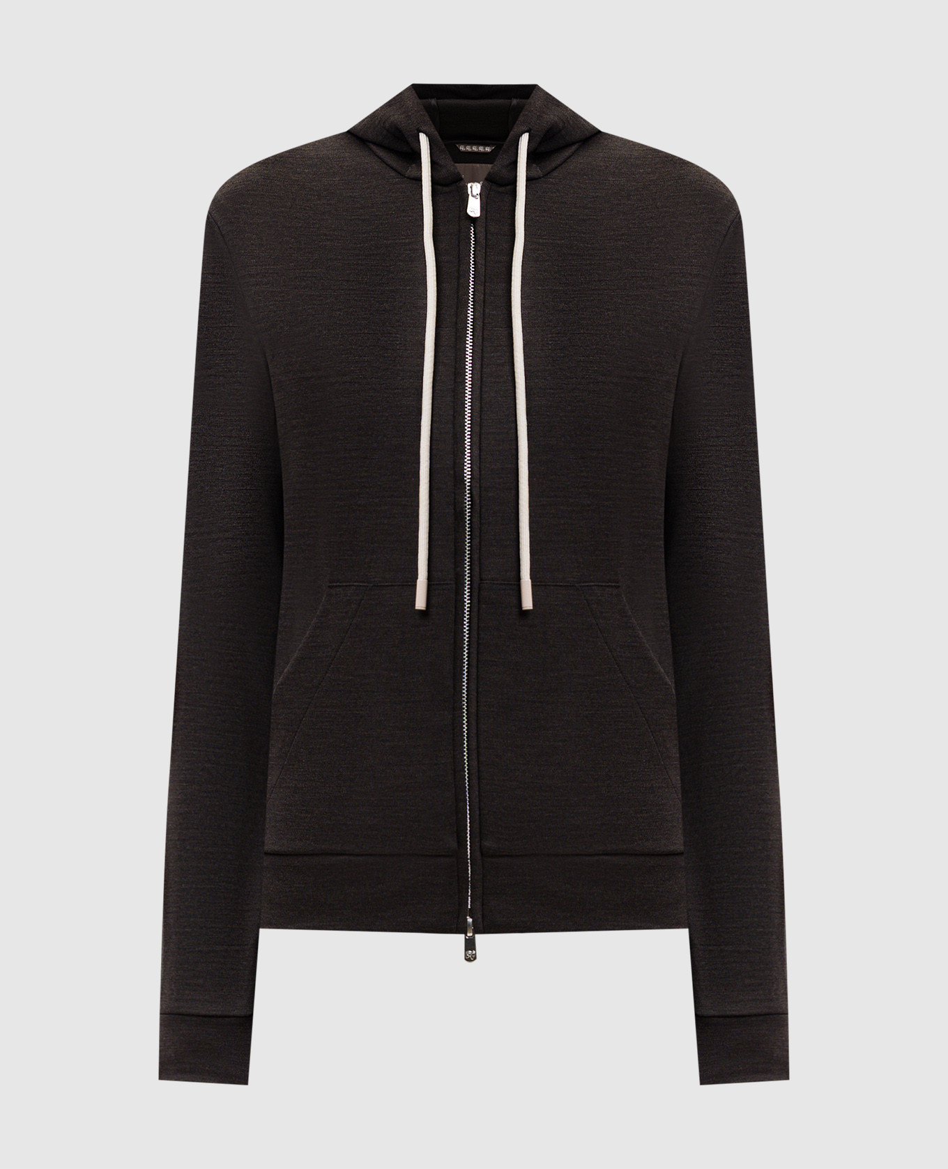 Miked brown wool sports jacket