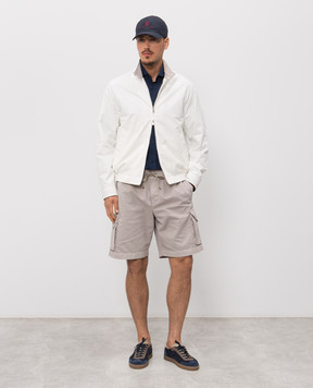 Brunello Cucinelli Blue linen shirt MM6840028