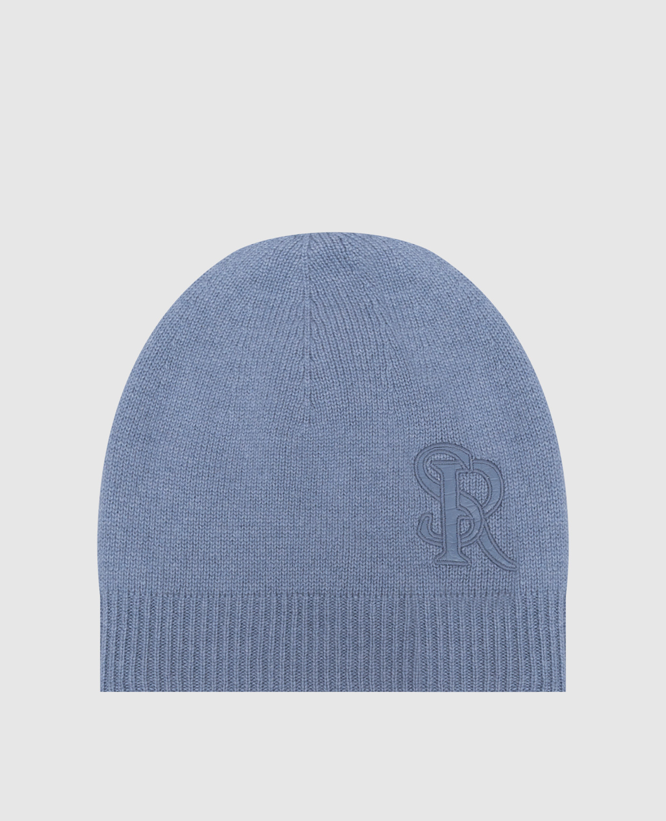 Blue cashmere hat