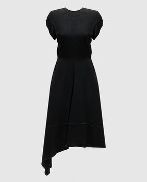 Victoria Beckham Black asymmetrical dress 1226WDR007229A