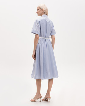 Juun.j Blue shirt dress with belt JW6471W52Q