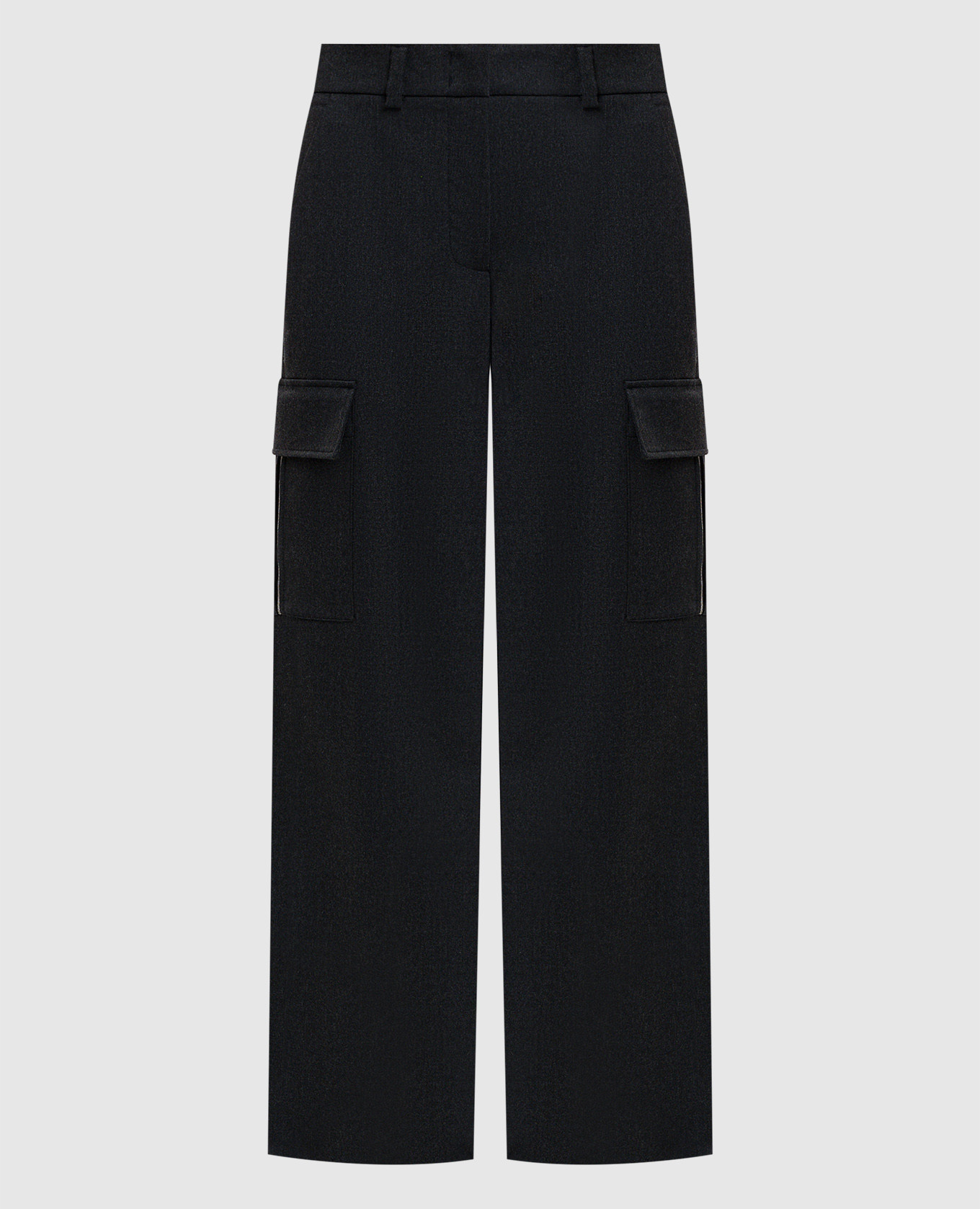 

Gray cargo pants with wool Peserico, Grey