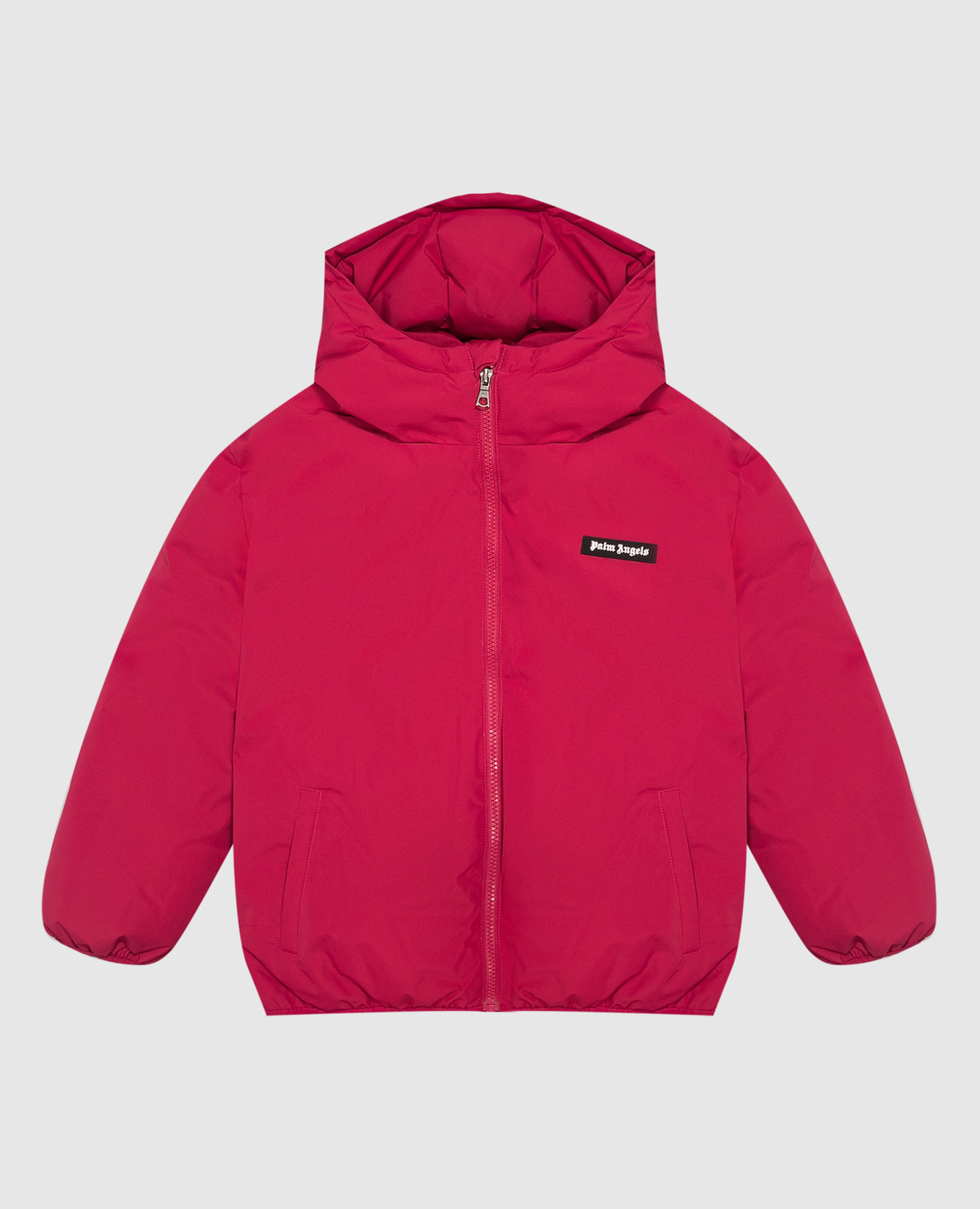 Children's pink jacket with logo patch Palm Angels