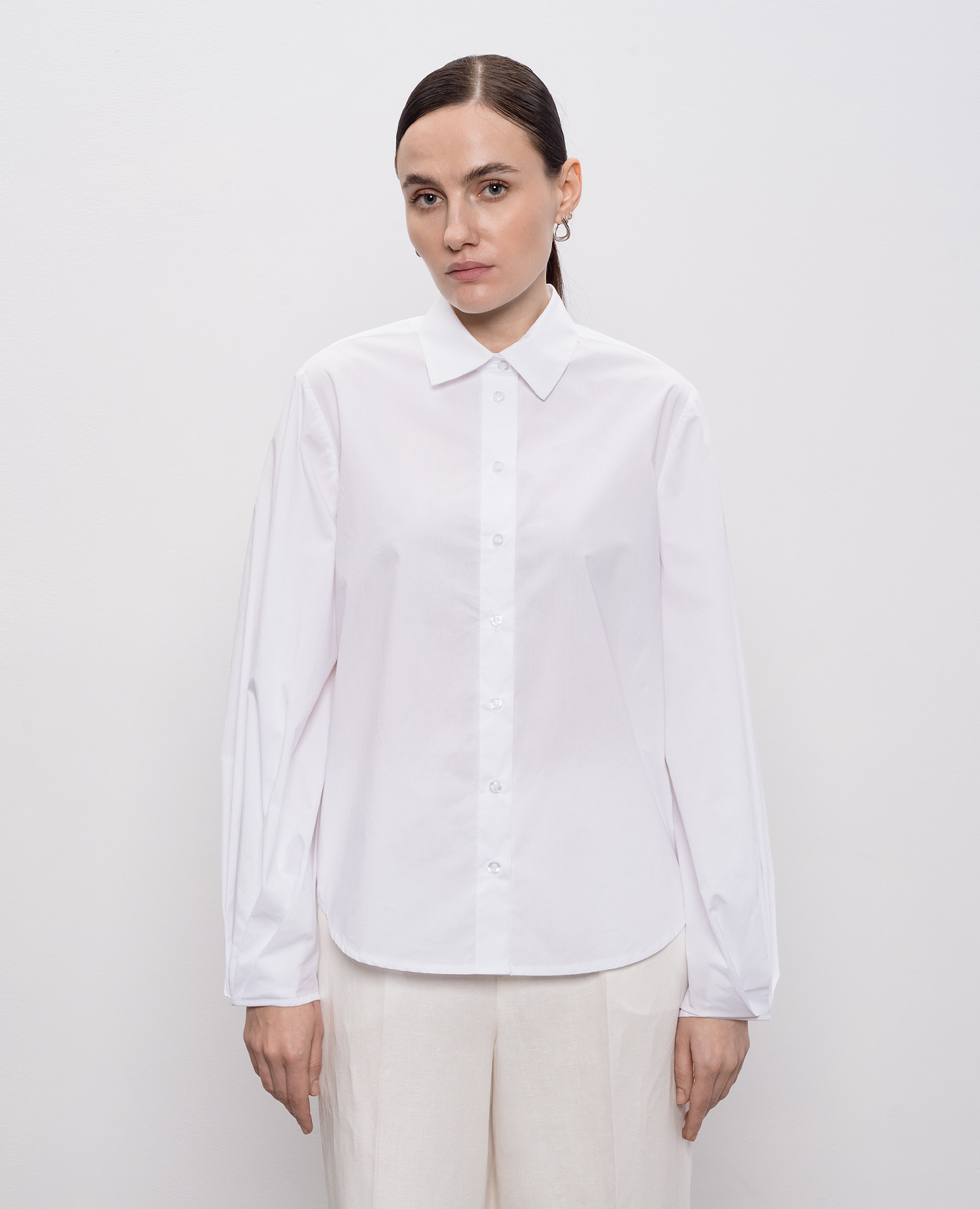 White shirt with logo Twinset 3