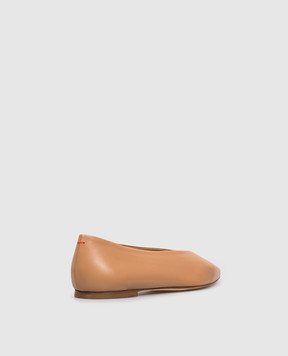 Aeyde Betty brown leather ballet flats FLMADS8MFL0220717007