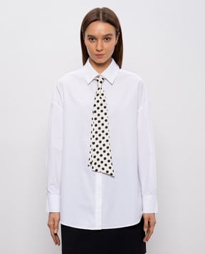 Max & Co White shirt with ribbon MCOZEBU