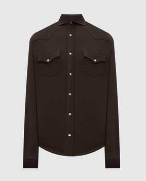 Brunello Cucinelli Brown shirt ME8546666