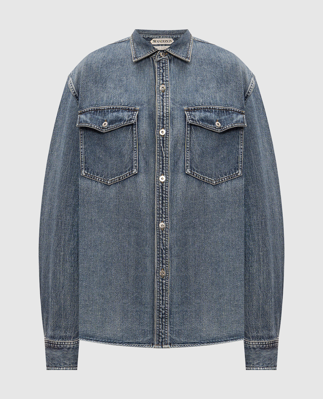 Blue denim shirt