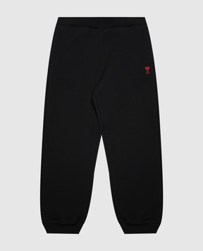 Ami Paris Children's black sweatpants KTR928JE0269