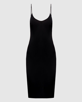 Saint Laurent Black dress with an open back 868281Y38DS