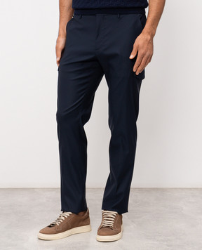 Stefano Ricci Blue cargo with wool M1T6100140WPAK1U