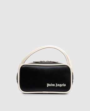 Palm Angels Black bag with logo print PAWNQ001FB001