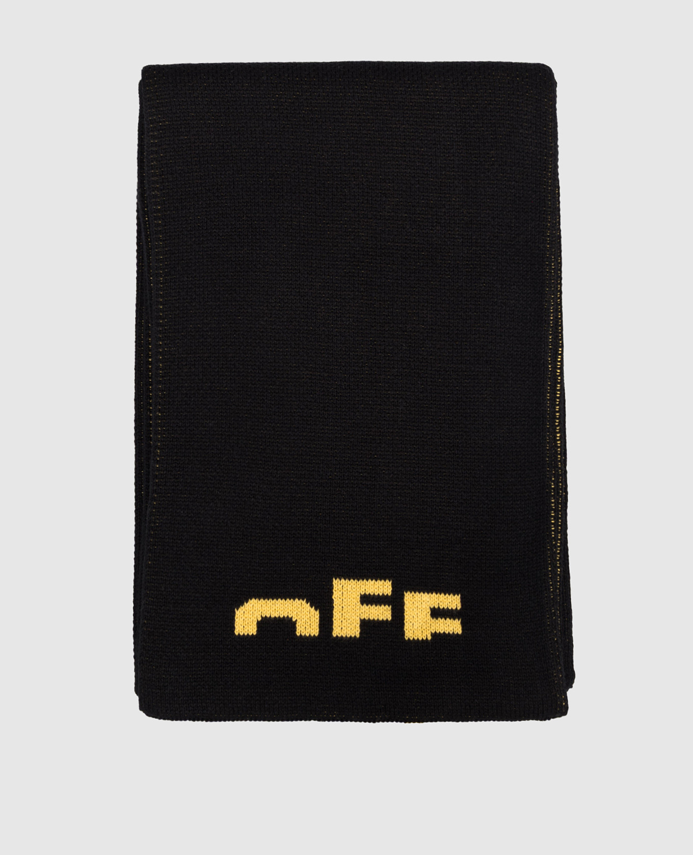 

Children's black scarf with logo Off-White