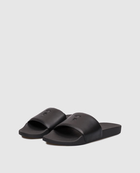 Trussardi Black Levriero flip-flops N071S001011NMNS11L80