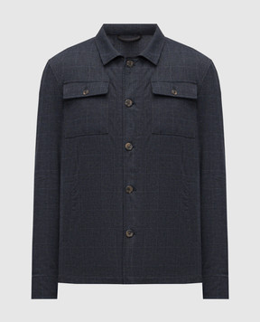 Florentino Blue checked jacket 225344522711
