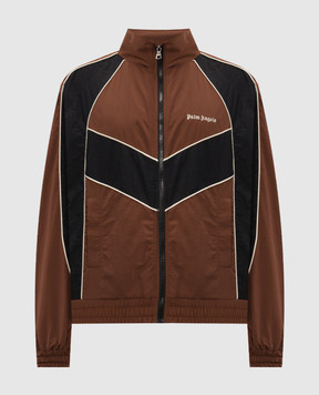 Palm Angels Brown Hollywood sports jacket PAMEB002FB001