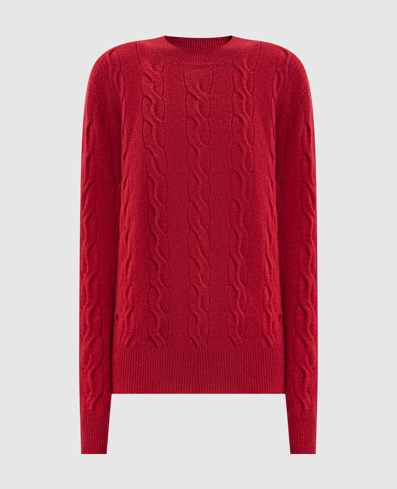 Red merino wool sweater Ami Paris