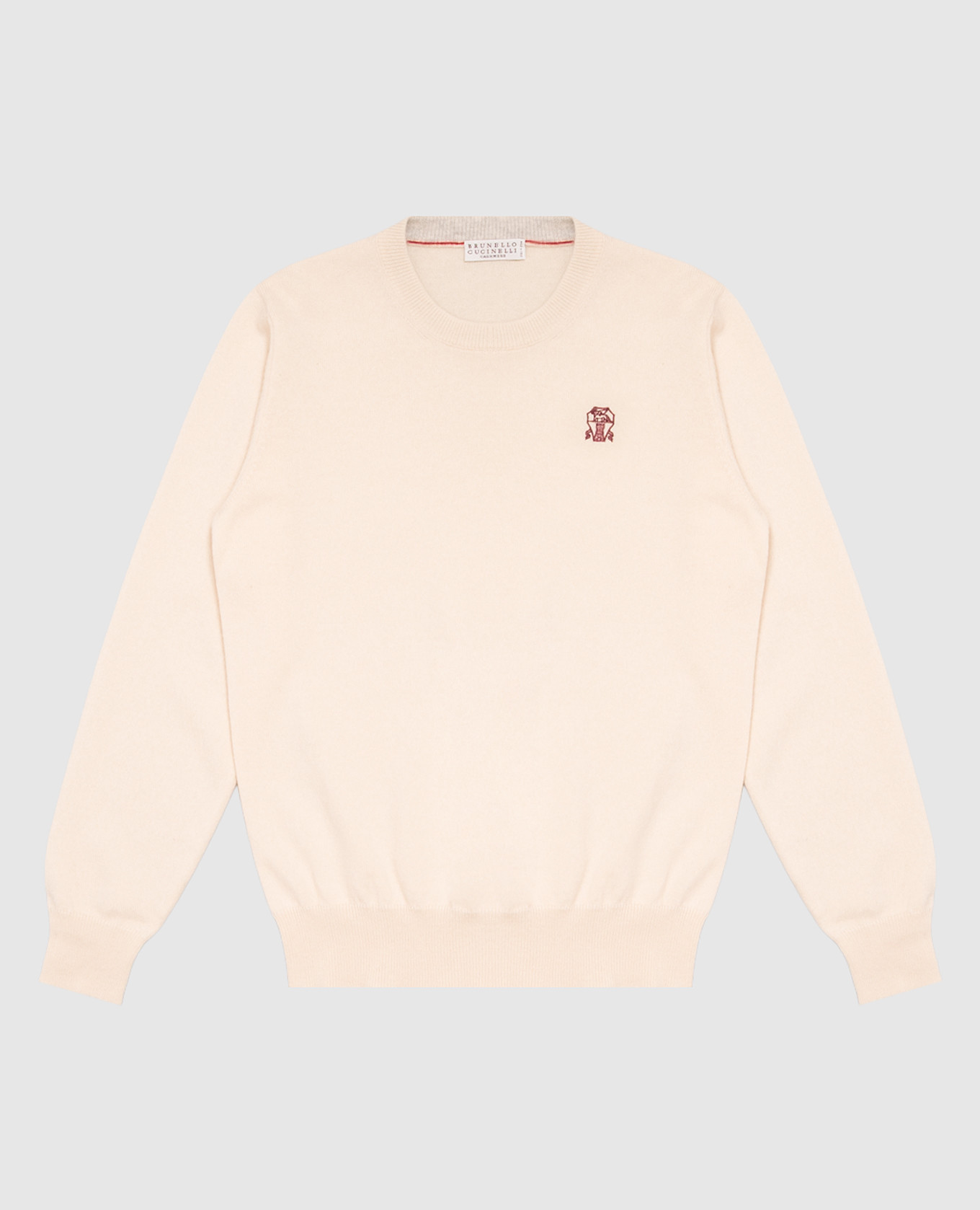 Children's beige cashmere jumper