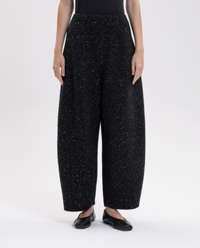 BOBOUTIC Black pants with wool and cashmere 5165