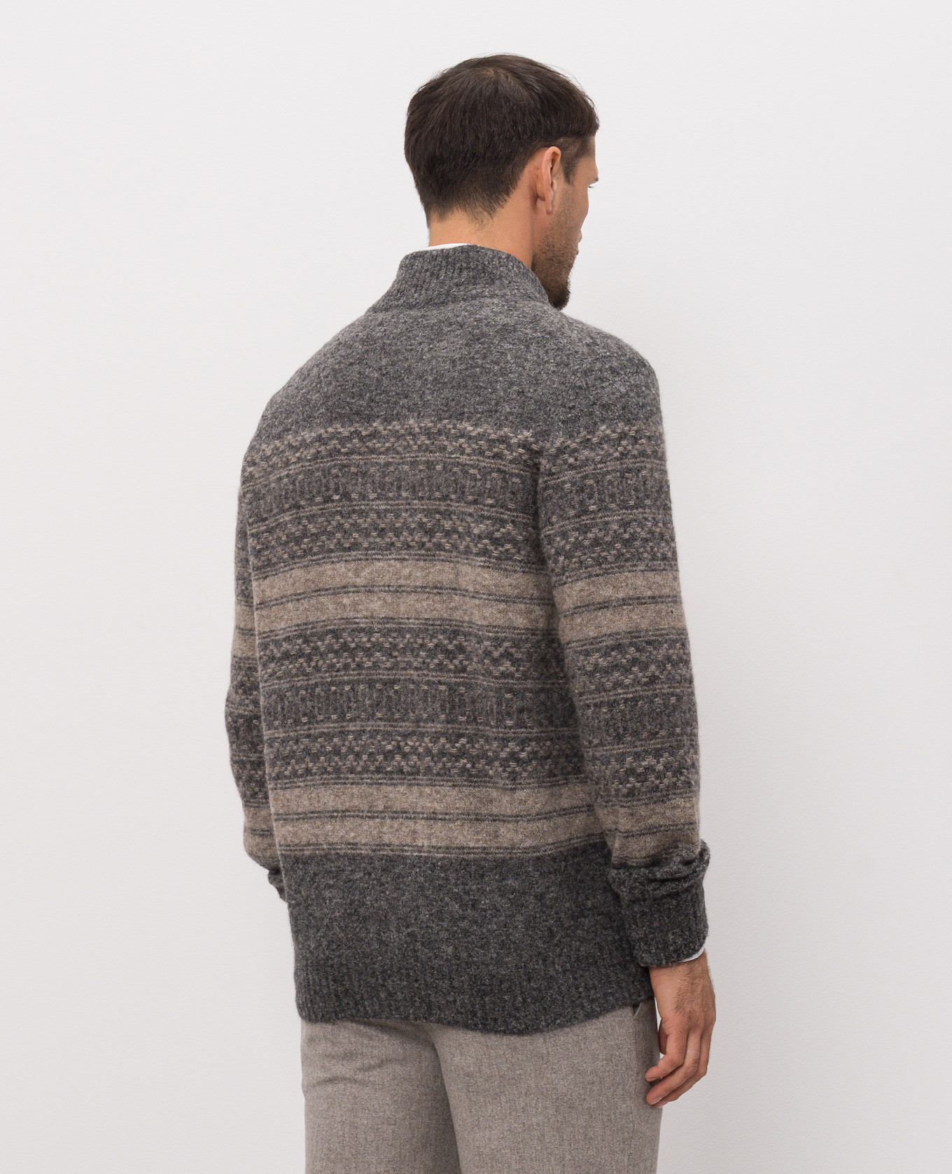 

Gray cardigan with alpaca wool and cashmere Brunello Cucinelli, Grey