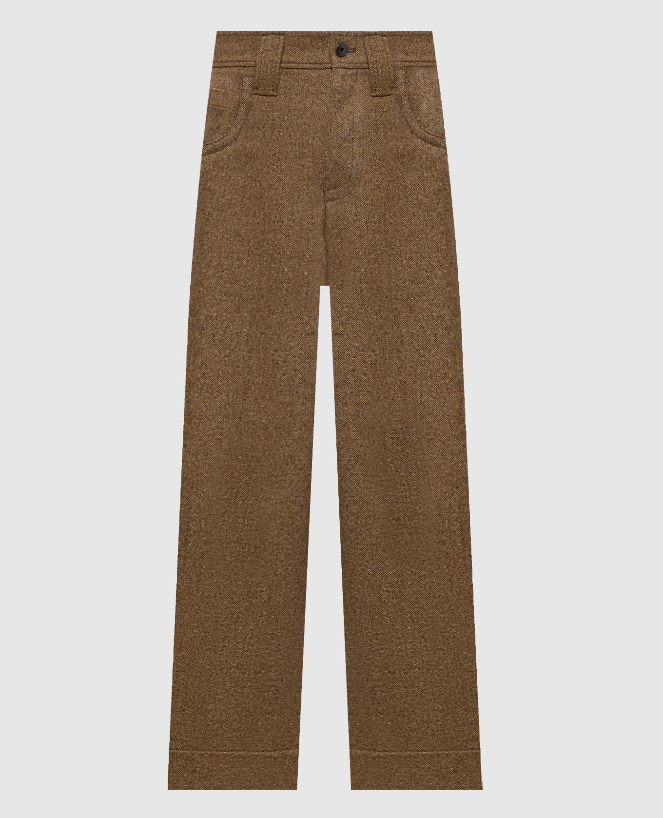 Brown wool pants
