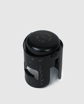 L`atelier du vin Gard'Bulles black metal stopper for champagne and sparkling wine 095681