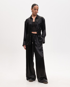 Ann Demeulemeester Sofi Relaxed Lounge Black Pants B0014017FA734