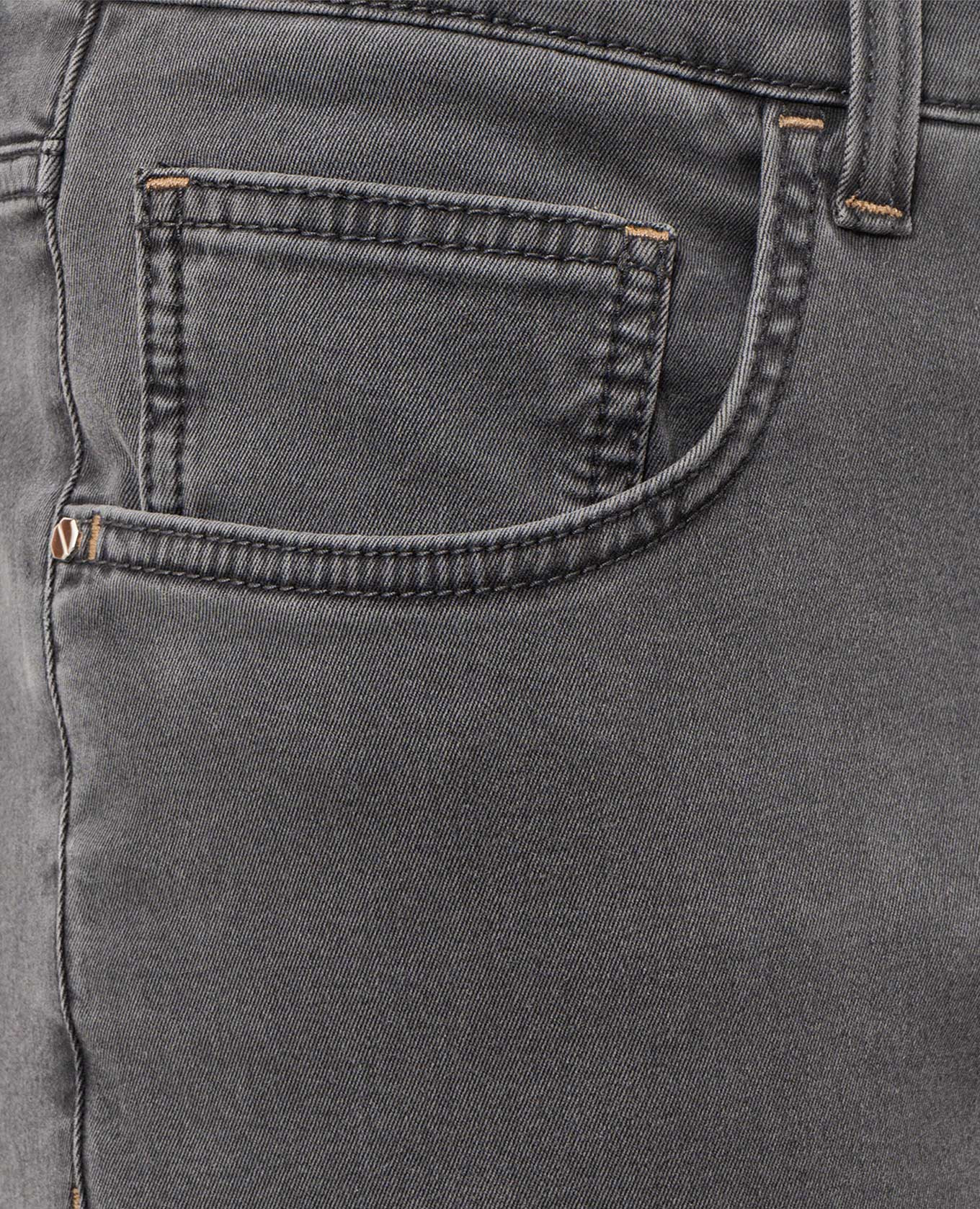 Grey jeans with logo patch Stefano Ricci 5