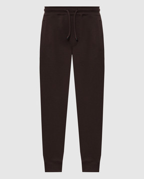 ISAIA Brown cashmere joggers MP0048J0420